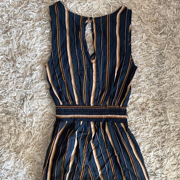 Kohl’s - “Live to Be Spoiled” striped jumpsuit NWT size XS - Picture 5 of 6